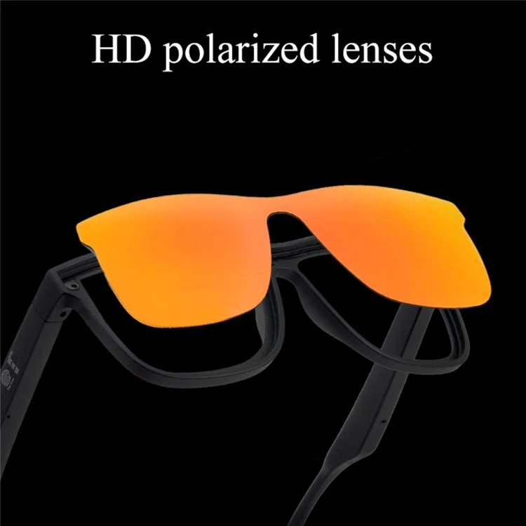 KY03 Smart Lunes Polarising Lenses Bluetooth Eyewear Call Avec Des Haut-parleurs Micro Intégrés - Argent