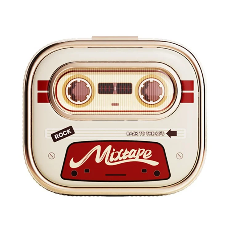 ROCK TWS Wireless Earphones Bluetooth-compatible Headphones Wireless Stereo Headphones Retro Design