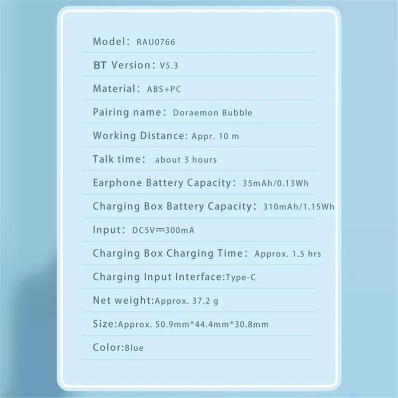 ROCK RAU0766 Air Bubble TWS Bluetooth-compatible Earphones Digital Display Wireless Headset - Purple