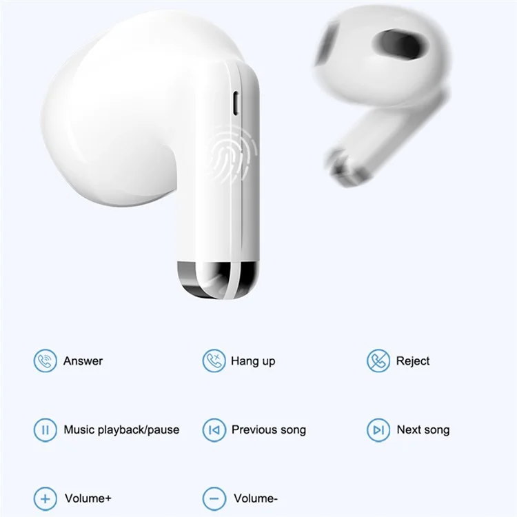 ROCK EB700 TWS Bluetooth-Kopfhörer Kabellose Stereo-Ohrhörer Tragbare Bluetooth-Kopfhörer