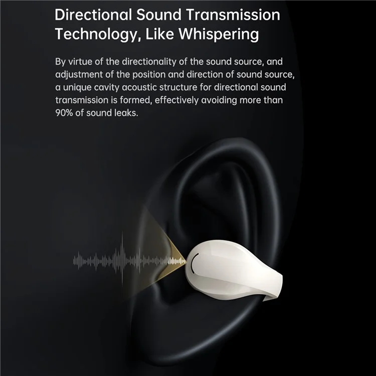 ROCK X900 OWS Bluetooth-Kopfhörer mit Ohrbügeln, drahtloses Headset - Beige