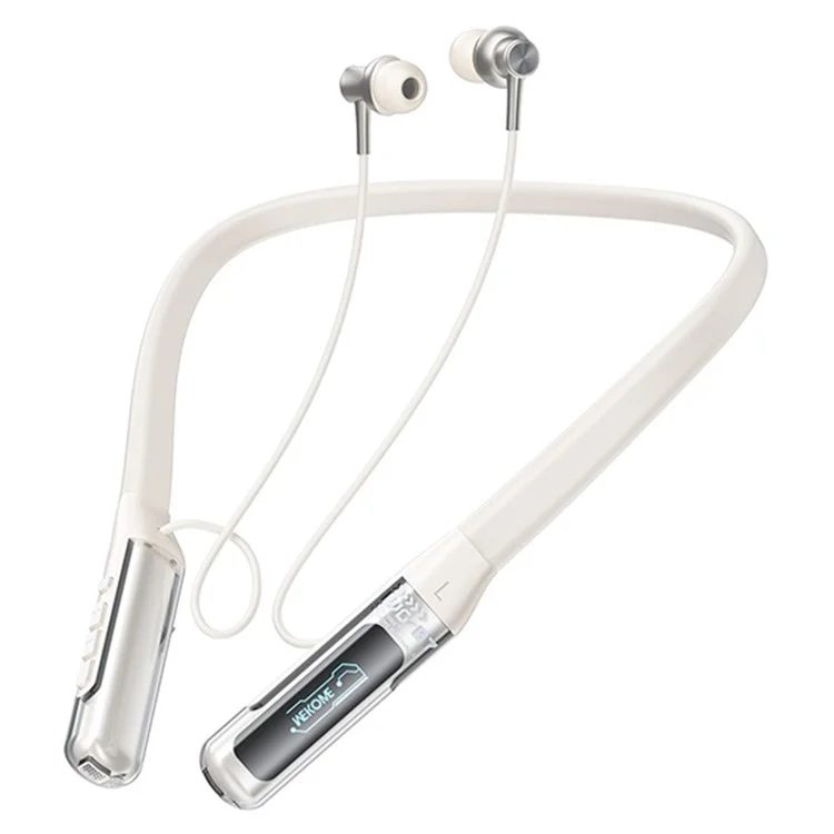 WEKOME WG-07 Neck-Mounted Bluetooth-compatible Headphones Lightweight Headset - Beige