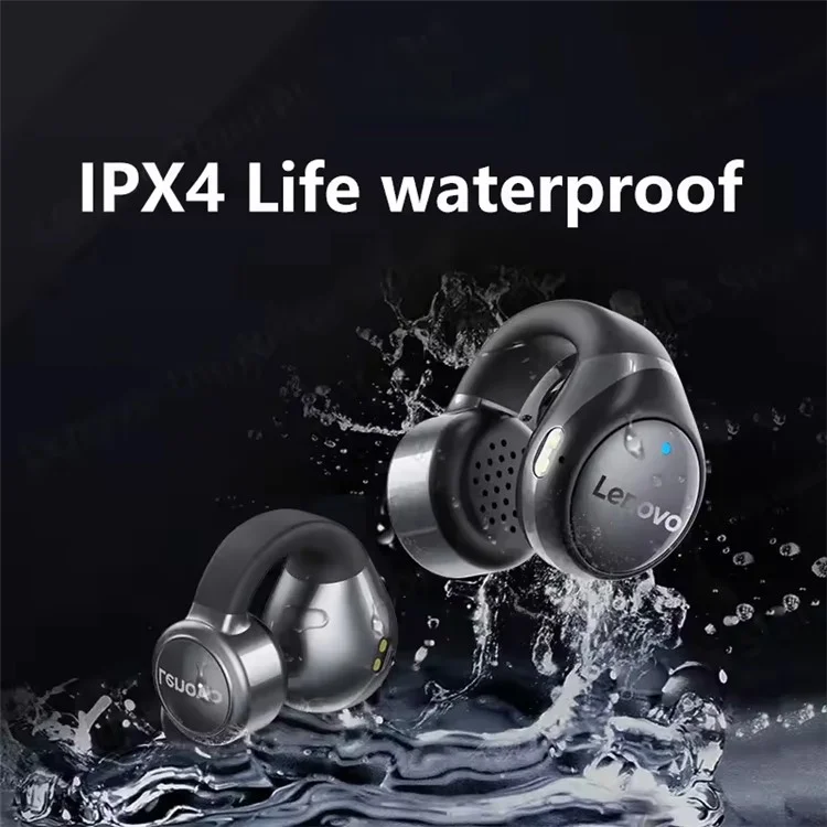 LENOVO Thinkplus X20 Bluetooth Ear Clip Sports Earphone HiFi Sound Music Headset - Black