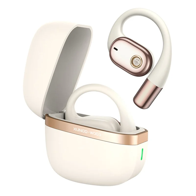 XUNDD W003 1 Paar Open-Oor Draadloze Headset Waterdichte Bluetooth-compatibele Oordopjes - Wit
