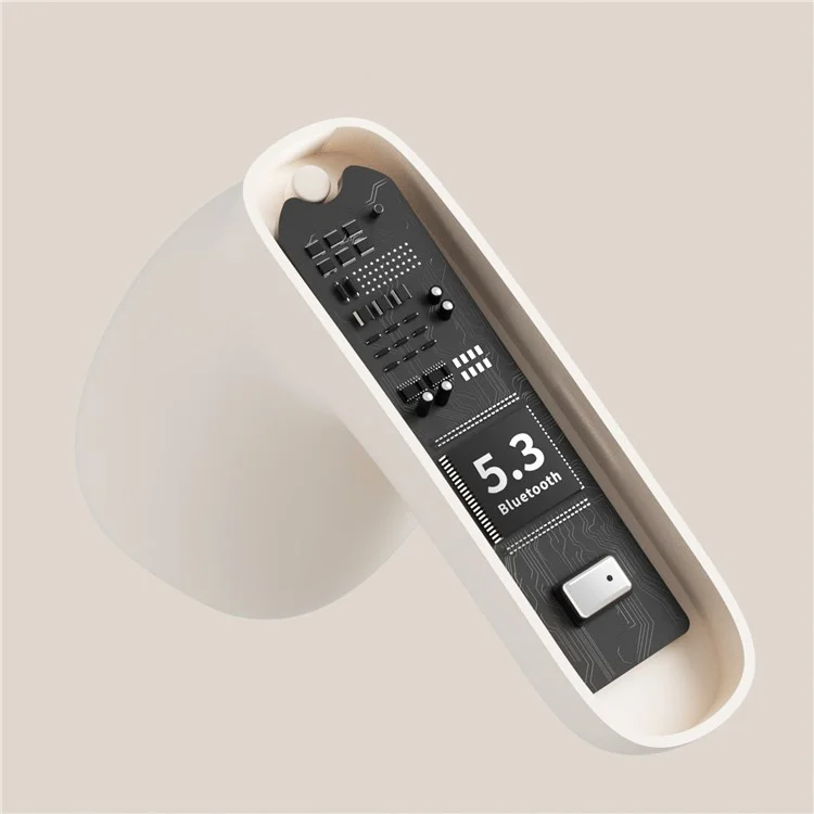ICARER FAMILY Retro Phone Shape Wireless Earphone Bluetooth-compatible 5.3 Headphones - Beige