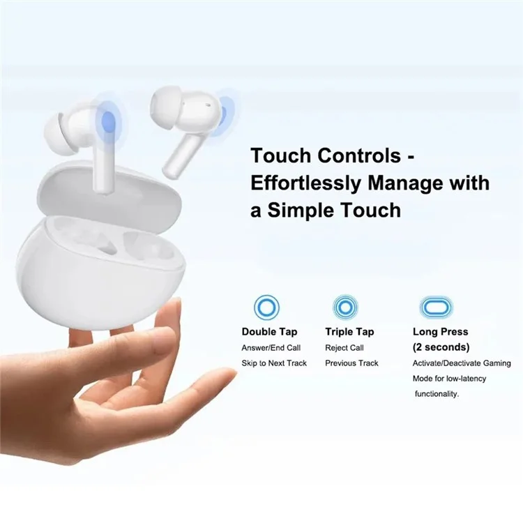 XIAOMI Redmi Buds 4 Active TWS Bluetooth Auricolare Stereo Musica Gaming Wireless - Bianco