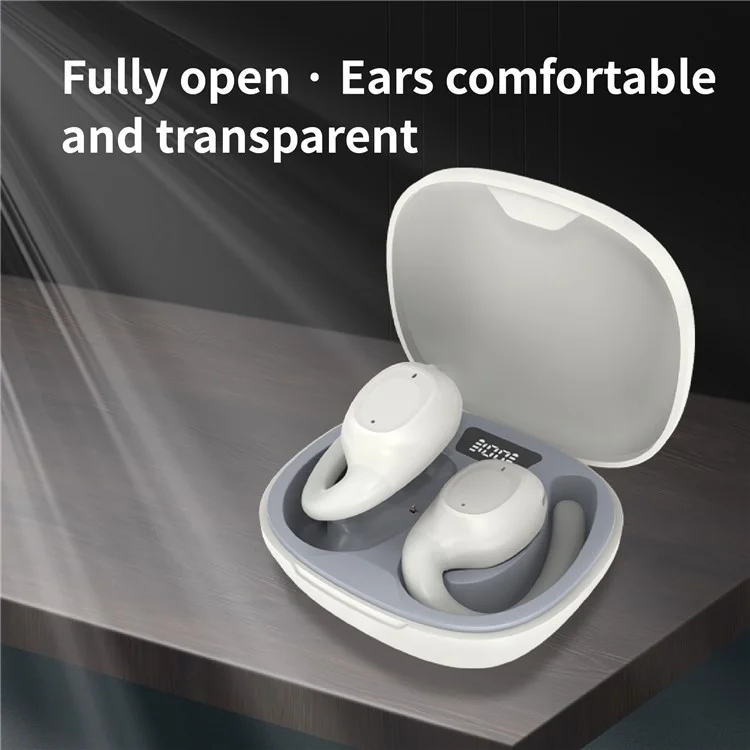 X3 1 Par de Headsets Sem Fio OWS Open-Ear Fones de Ouvido Bluetooth para Corrida - Preto