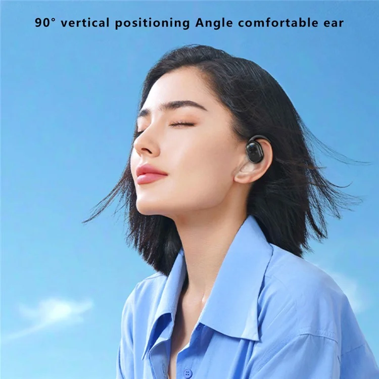 T29 OWS Bluetooth 5.3 Auricolare Ear Hanging Sports Stereo Music Headset - Nero