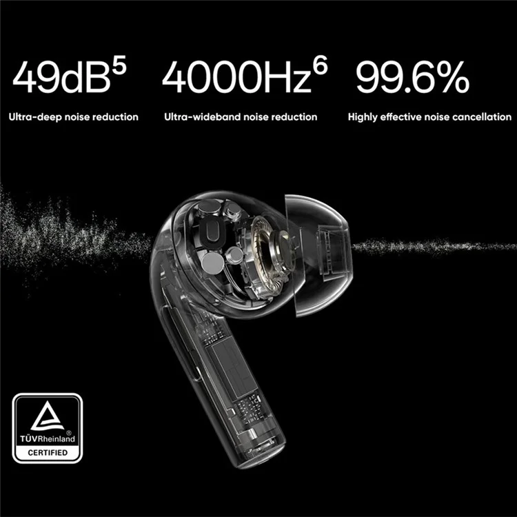ONEPLUS Buds3 (E509A) Bluetooth-Headset, kabelloser In-Ear-Kopfhörer, Touch-Steuerung, Kopfhörer - Schwarz