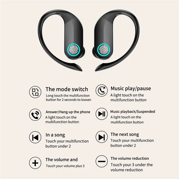 Беспроводные наушники-вкладыши с шумоподавлением G37 ENC HiFi Sound для спорта