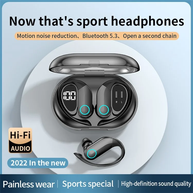Беспроводные наушники-вкладыши с шумоподавлением G37 ENC HiFi Sound для спорта