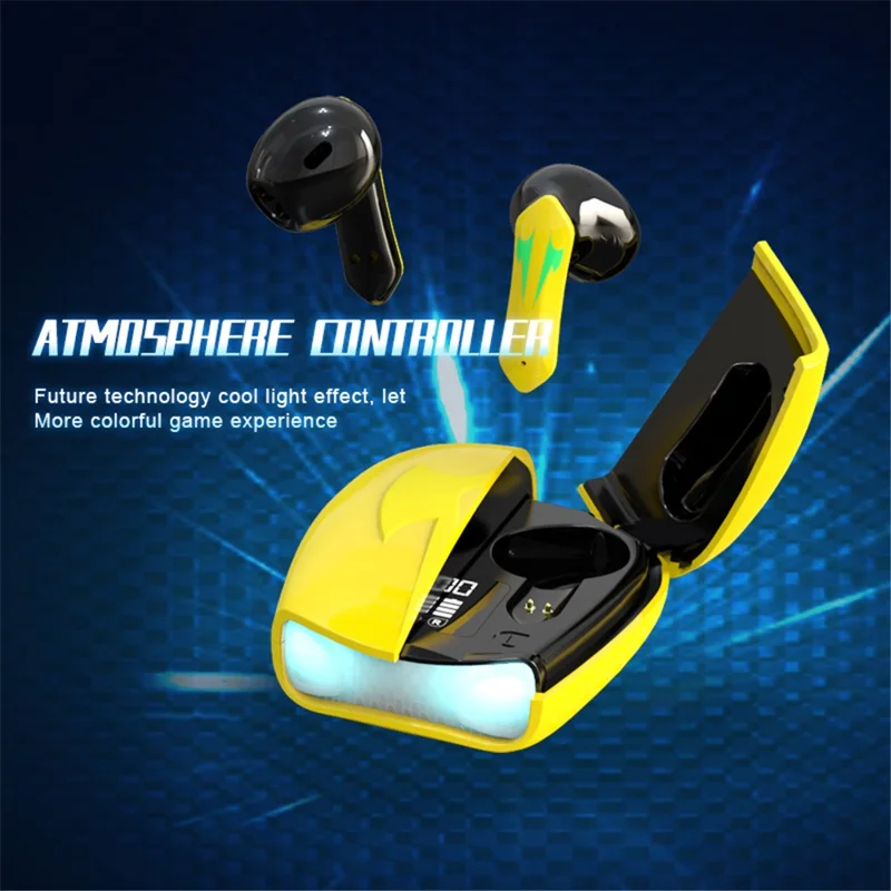 X16PRO TWS Bluetooth-compatible Earphone Music Gaming Headset with Scissors Shaped Door Charging Case - White