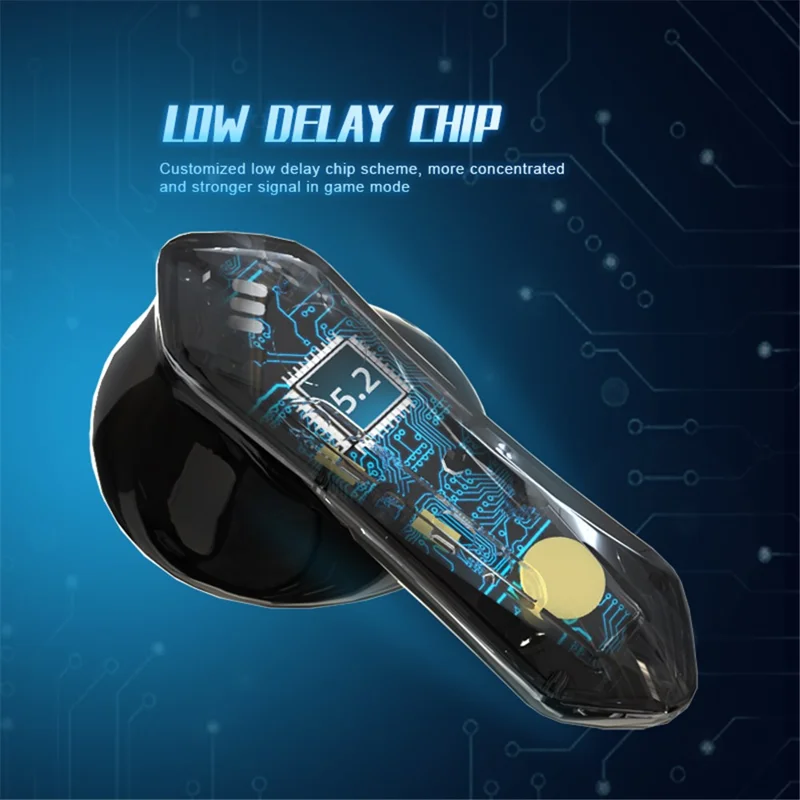 X16PRO TWS Bluetooth-compatible Earphone Music Gaming Headset with Scissors Shaped Door Charging Case - White