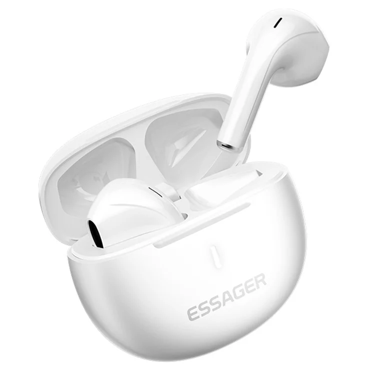 ESSAGER TWS Auricolare Bluetooth HiFi Stereo Sound HD Calling Wireless Headset - Bianco