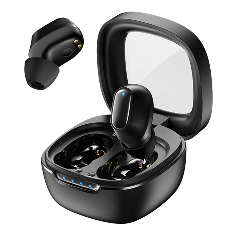 ESSAGER HiFi Stereo Sound In-ear Wireless Headphones Bluetooth-compatible 5.3 TWS Earphones - Black