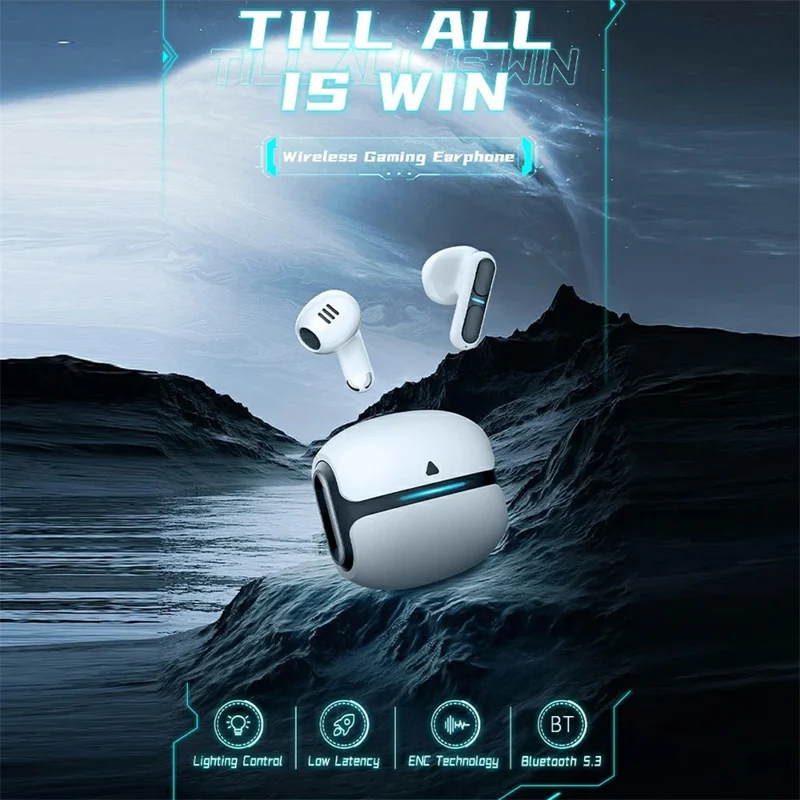 LANGSDOM TG11 TWS Bluetooth-compatible Earphone Stereo Sound HD Calling Waterproof Wireless Headset - Grey