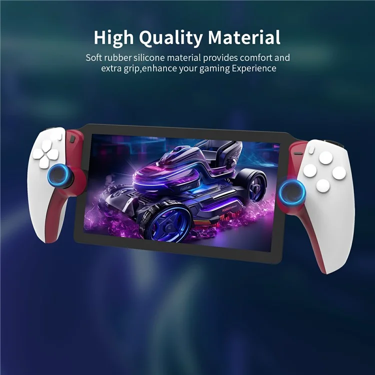 JYS JYS-P5203 For PlayStation Portal 2Pcs Joystick Protective Strip with Rocker Caps - Red