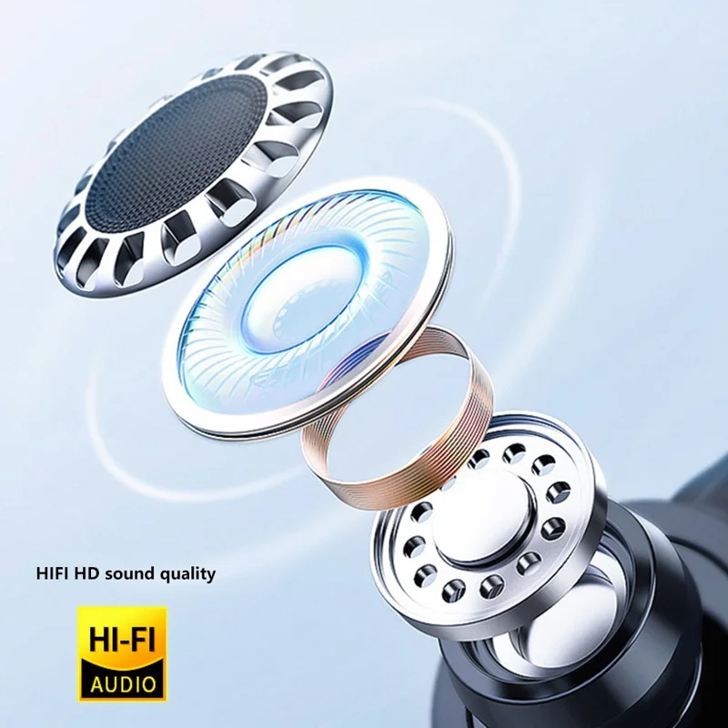 CELEBRAT W50 Rotatable Bluetooth-compatible Ear Hook Headset Wireless Sport HiFi Music Earphones - Black