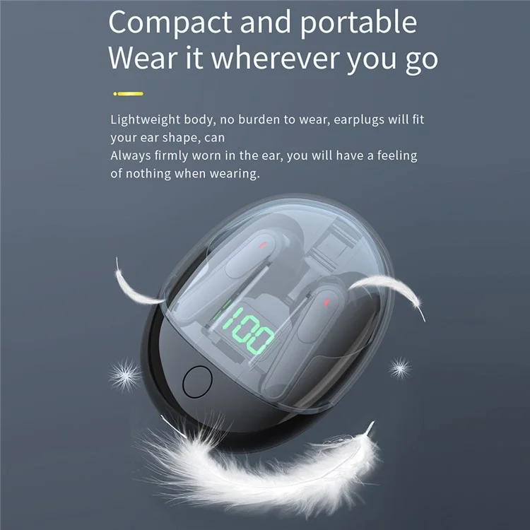 Fones de Ouvido Bluetooth Pro One Wireless Headphones Touch Control Earphones - Preto