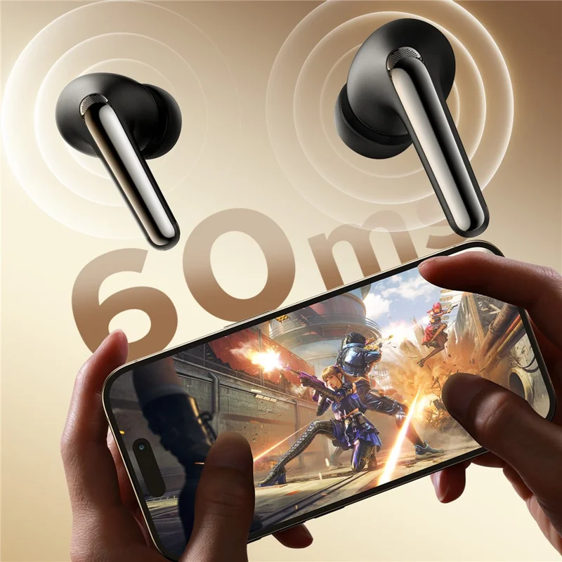 JOYROOM JR-FN1 TWS Earbuds ANC Noise Reduction Bluetooth-compatible 5.4 In-Ear Headphones - Black