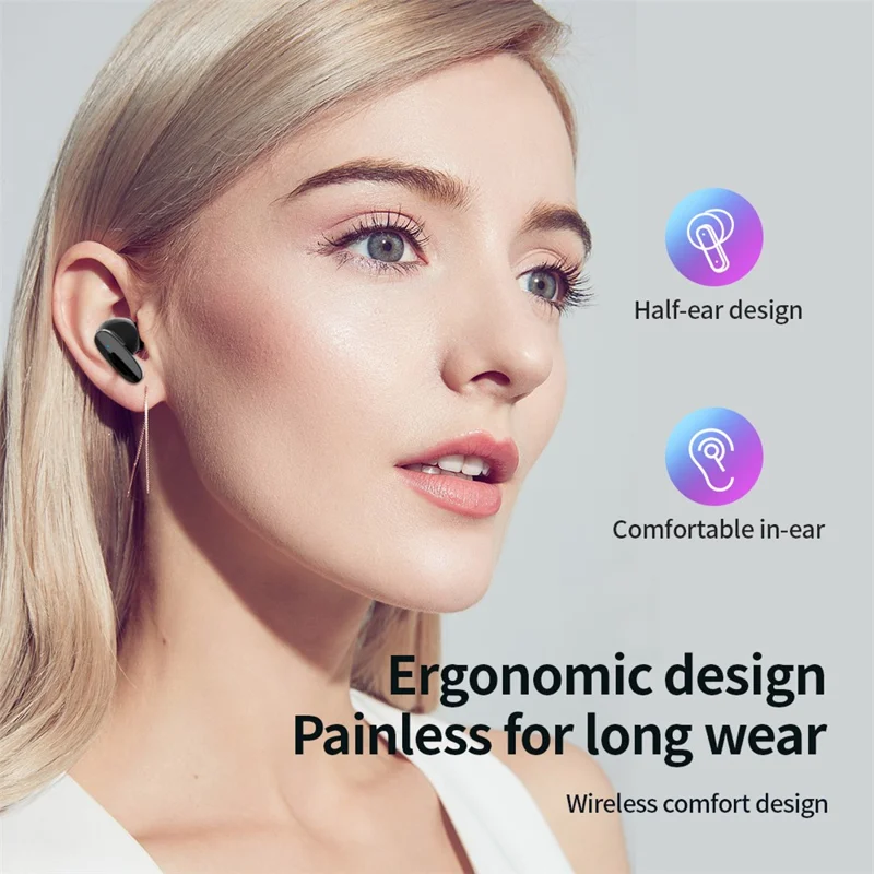 CELEBRAT W24 TWS Bluetooth-compatible 5.3 Earphone Stereo Sound HD Calling Wireless Headset (CE Certified) - Black