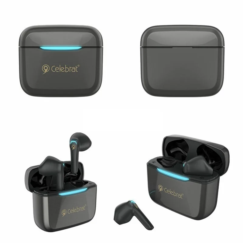 CELEBRAT W36 Наушники Bluetooth True Wireless с функцией шумоподавления и режимами Музыка/Игры (Сертификат CE) 