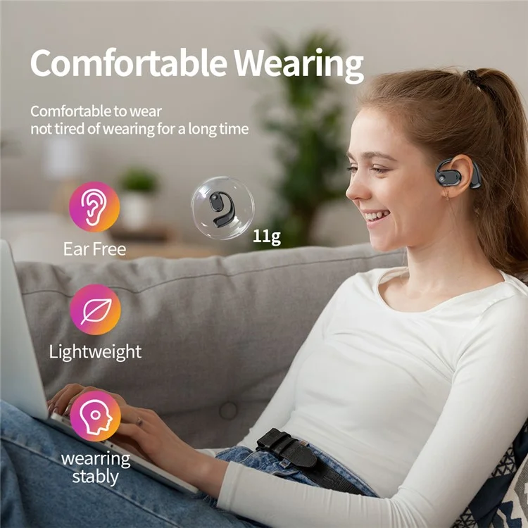 CELEBRAT W29 Bluetooth-compatible 5.3 OWS Earphone Wireless Ear Hook Design Headset CE Certification
