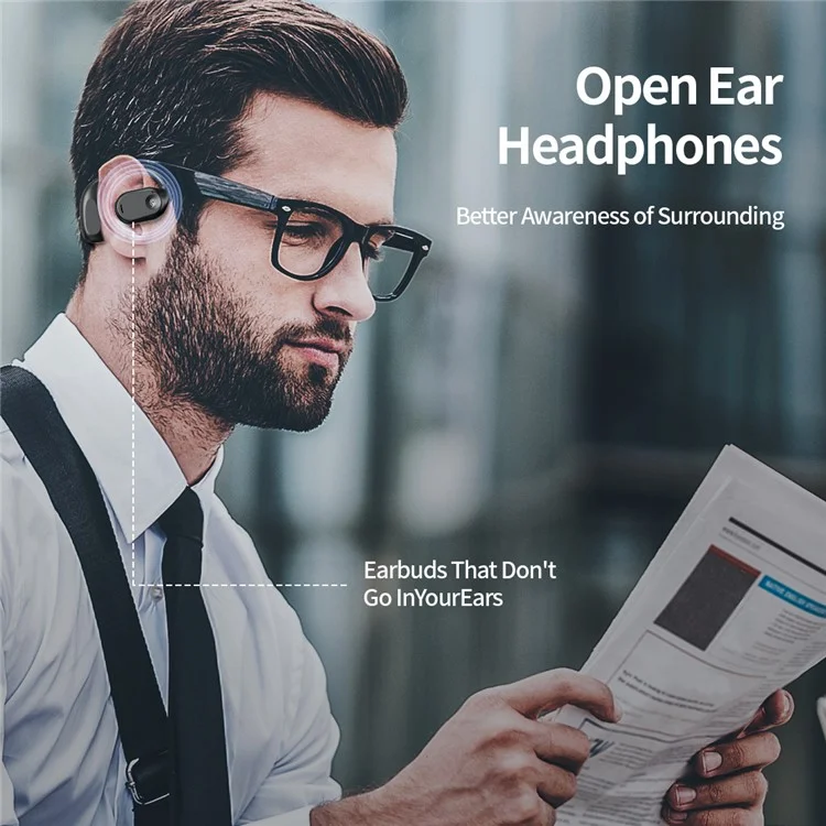 CELEBRAT W29 Bluetooth-compatible 5.3 OWS Earphone Wireless Ear Hook Design Headset CE Certification