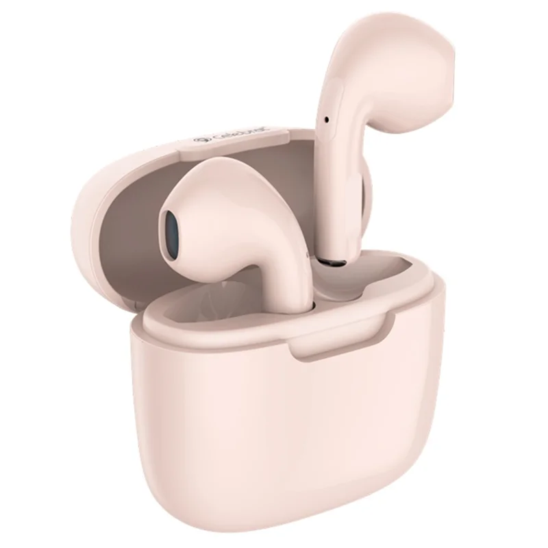 CELEBRAT W25 Semi-in-ear Stereo Earphones Wireless Bluetooth-compatible Headset (CE Certified) - Pink