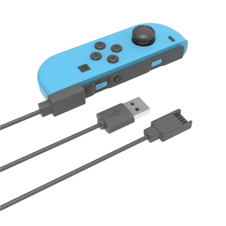 Câble de charge 2 en 1 SW266 pour Nintendo Switch Joy-Con, cordon de charge USB d'une longueur de 2,5 m