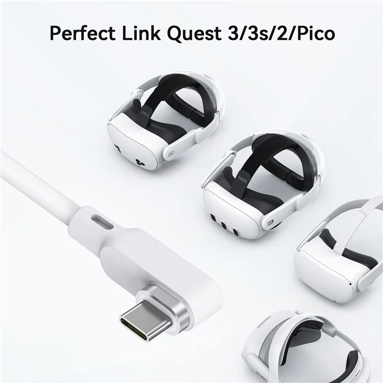 Cabo AMVR LC4 de 5m USB 3.0 para Tipo-C para Óculos Quest 3 / 3s / 2 / Série PICO de Headsets de Realidade Virtual / PC
