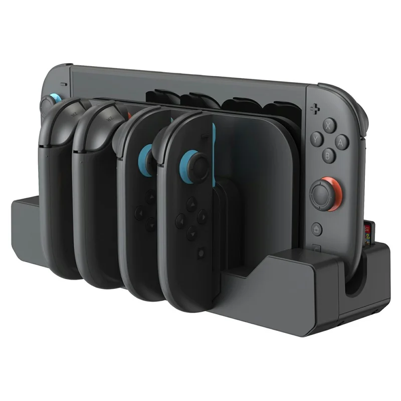 HS-SW2012 For Nintendo Switch 2 Console Joy-Con Controllers Magnetic Charging Station 4 in 1 Charging Dock