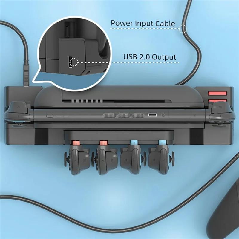 HS-SW2012 For Nintendo Switch 2 Console Joy-Con Controllers Magnetic Charging Station 4 in 1 Charging Dock