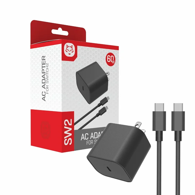 HS-SW2701US AC Adapter Charger Compatible with Nintendo Switch 2 Power Adapter 15V 2.8A - US Plug