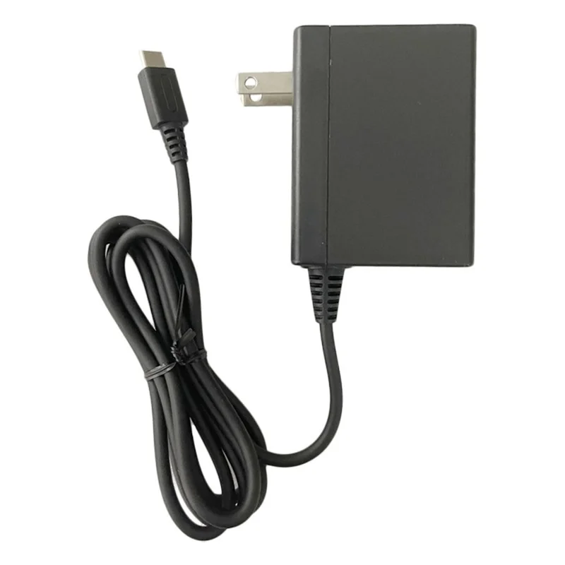 Pour Nintendo Switch / Switch 2 Chargeur de station de charge rapide avec adaptateur de courant et câble de 1,5 m - Prise US