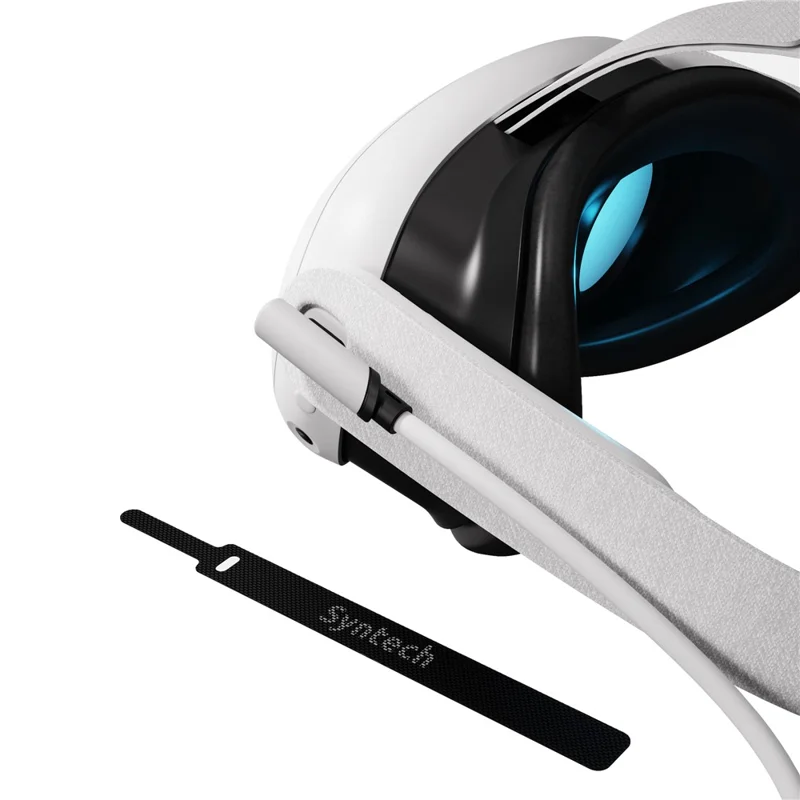 SYNTECH M32C1-5 5M Kabel do ładowania zestawu VR dla Meta Quest 3S / 3 / 2, przewód szybkiego ładowania 18 W, USB 3.0 – biały