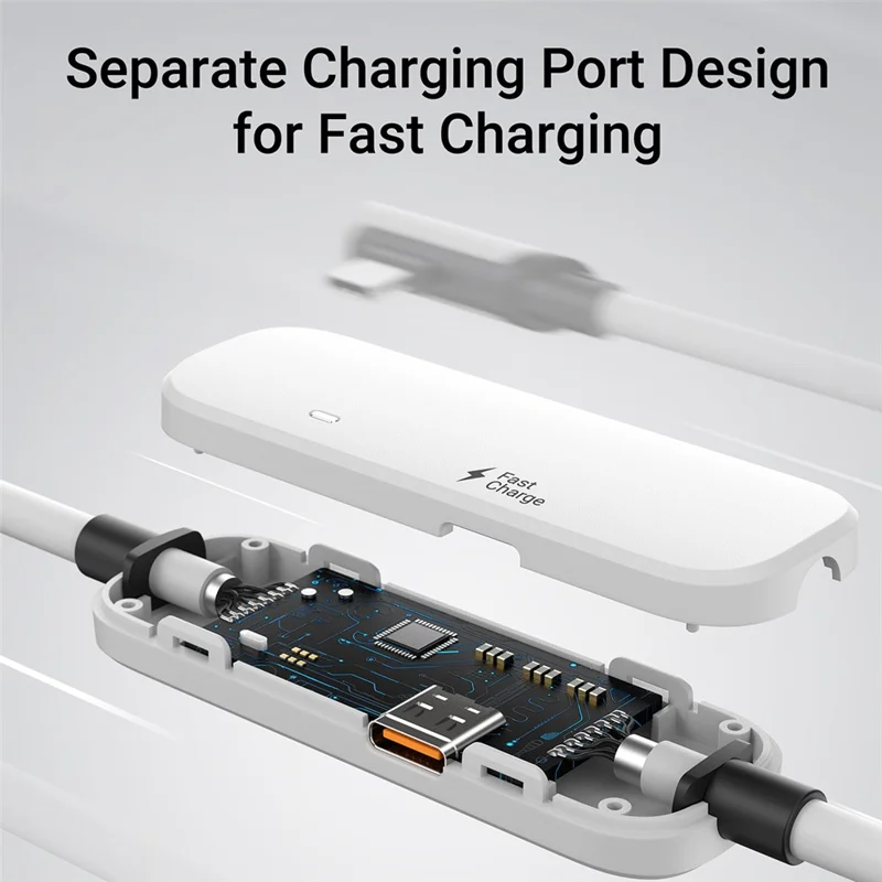 SYNTECH M32C1-5 5M Kabel do ładowania zestawu VR dla Meta Quest 3S / 3 / 2, przewód szybkiego ładowania 18 W, USB 3.0 – biały