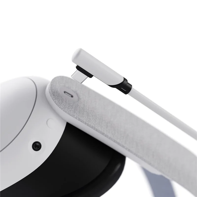 SYNTECH M32C1-5 5M Kabel do ładowania zestawu VR dla Meta Quest 3S / 3 / 2, przewód szybkiego ładowania 18 W, USB 3.0 – biały