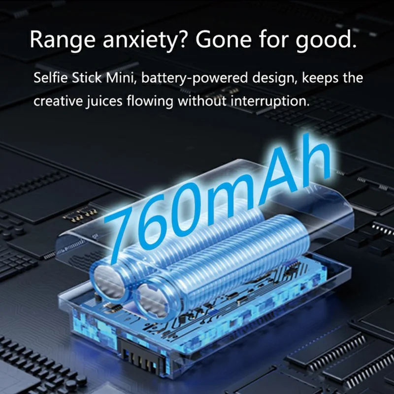 T3 Mini Wireless Phone Screen Mirroring Device Magnetic Selfie Camera Viewer for Android iOS - White