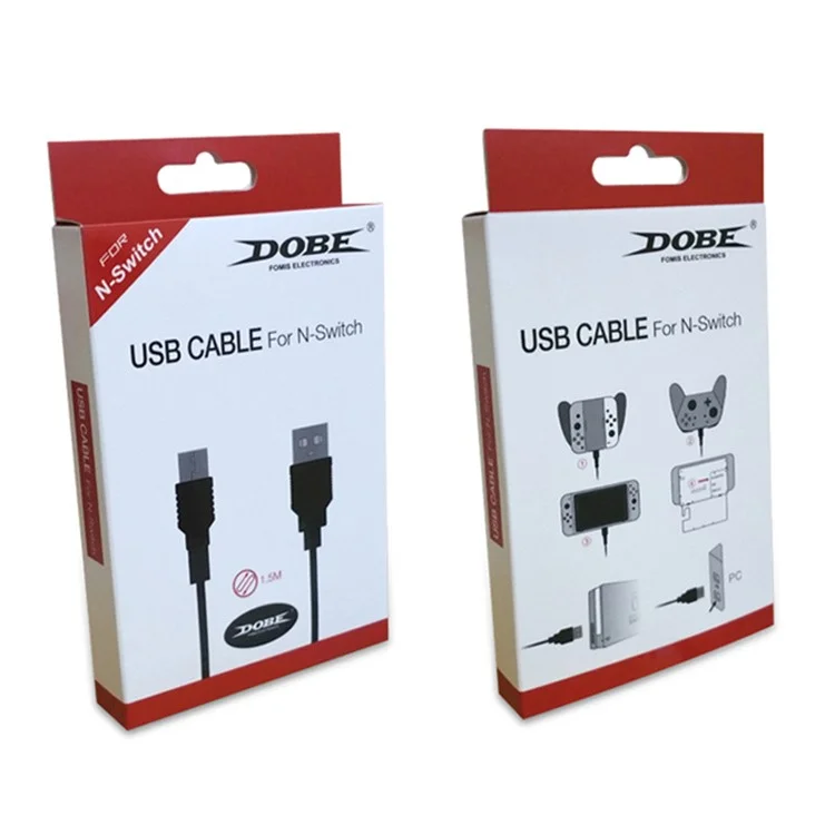 DOBE TNS-868 Cable de Cable de Carga USB Tipo C Cable de Sincronización de Datos Para Nintendo Switch 1.5m