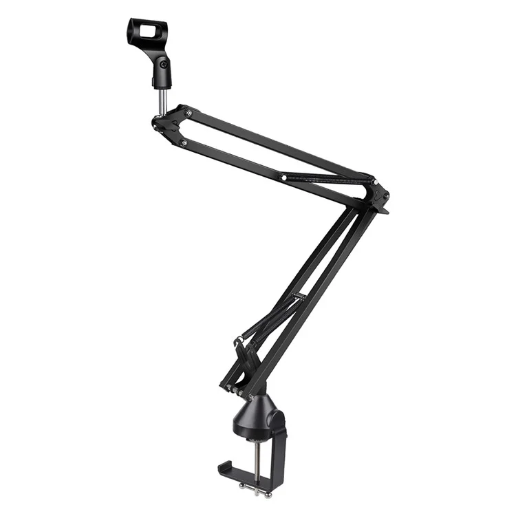 Hsp19 Micro Mic Boom Bras Microphone Stand de Bureau Avec 5 / 8 "vis, Support de Micro à Boom Robuste Pour Une Salle de Radio, Enregistrement, Streaming en Direct