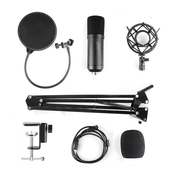 BM-700 USB Recording Microphone Set Built-in USB Sound Card NB35 Bracket Condenser Microphone