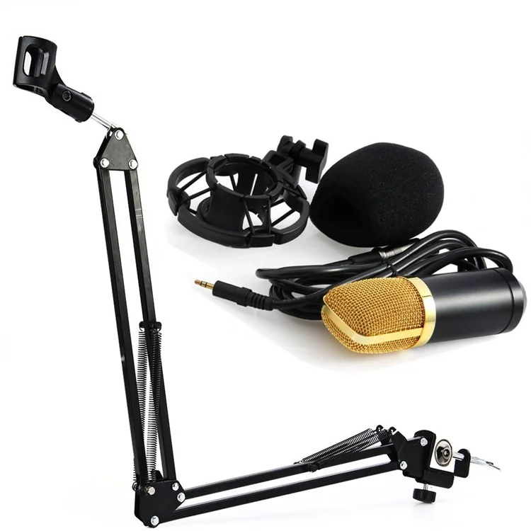 Ensemble de microphones à condensateur BM-700 Universel pour l'enregistrement