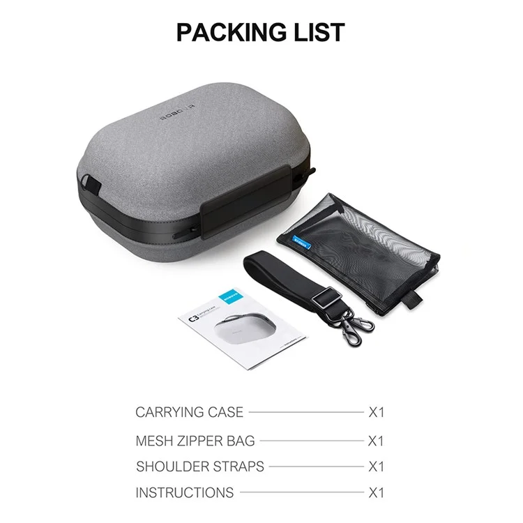 Bolsa de transporte BOBOVR C3 para Meta Quest 3, caixa de armazenamento de casco rígido, acessório de RV