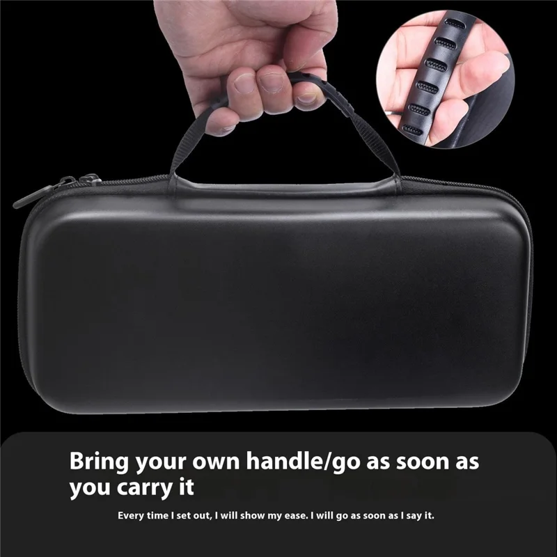 Carrying Case for Asus ROG Ally X Game Console and Accessories Shockproof EVA Handheld Case - White