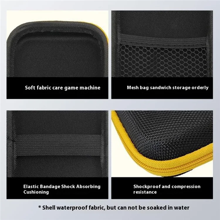 For ANBERNIC RG40XX H Hard Carrying Case EVA Retro Game Travel Storage Holder with Mesh Pocket