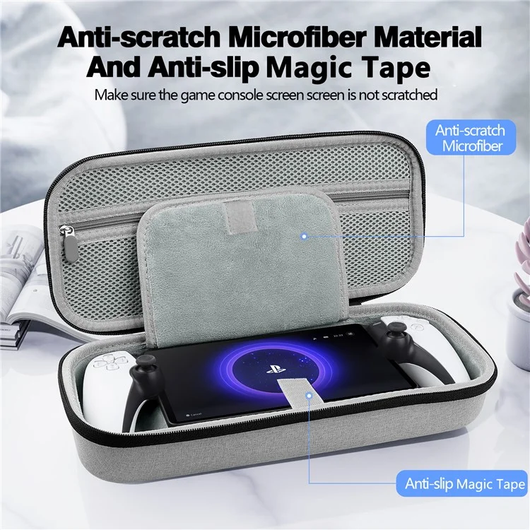 For Sony Playstation Portal EVA Carrying Case Game Console Storage Bag Handbag