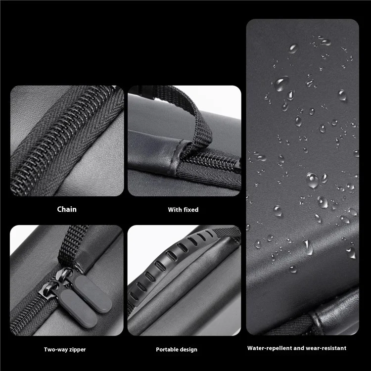 3-in-1 Kit for Asus ROG Ally X Silicone Case Portable Travel Carrying Cover with Tempered Glass Screen Protector - White