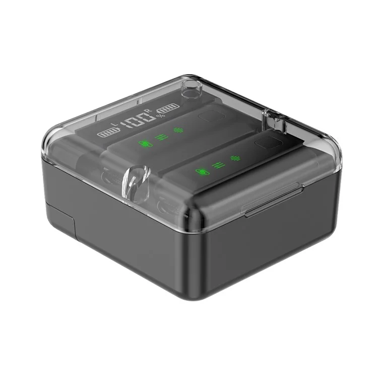 S52 Adjustable Volume 2.4G Wireless Lavalier Microphone, 2 Transmitter + 1 Receiver - iP Receiver