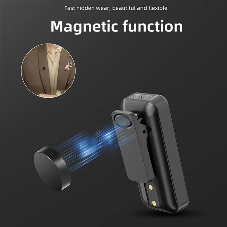 S52 Adjustable Volume 2.4G Wireless Lavalier Microphone, 2 Transmitter + 1 Receiver - iP Receiver